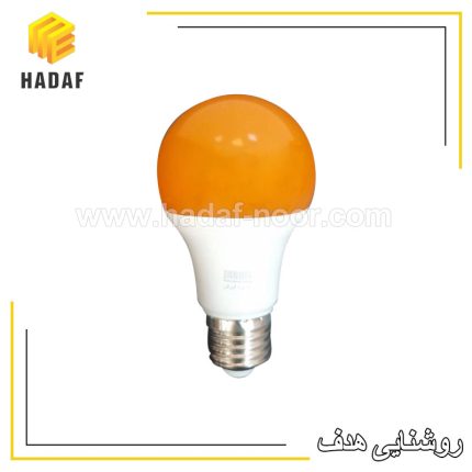 لامپ حبابی 9 وات رنگی بروکس