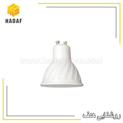 لامپ هالوژن ۷ وات LED بروکس پایه GU10 جیوتن سرپیچ GU10