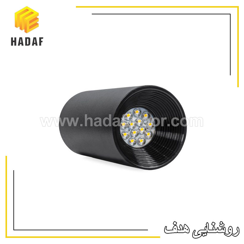 چراغ استوانه ای 12 وات روکار آلتون مدل شاینا SY11 و SY12 بدنه مشکی ، سفید (1) چراغ استوانه ای 12 وات روکار آلتون مدل شاینا SY11 بدنه مشکی