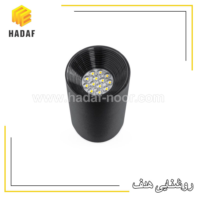 چراغ استوانه ای 12 وات روکار آلتون مدل شاینا SY11 و SY12 بدنه مشکی ، سفید (2) چراغ استوانه ای 12 وات روکار آلتون مدل شاینا SY11 و SY12 بدنه مشکی ، سفید
