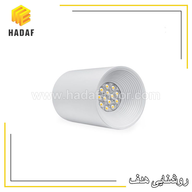 چراغ استوانه ای 12 وات روکار آلتون مدل شاینا SY11 و SY12 بدنه مشکی ، سفید (3) چراغ استوانه ای 12 وات روکار آلتون مدل شاینا SY12 بدنه سفید